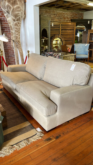 Taupe Down-Blend Sofa