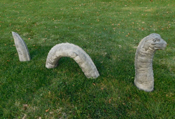 Lawn Serpent Greenman Stone Garden Statue