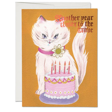 Kitty and Cake Greeting Card