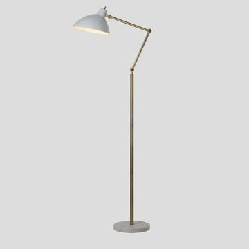 Brass & Marble Modern Floor Lamp