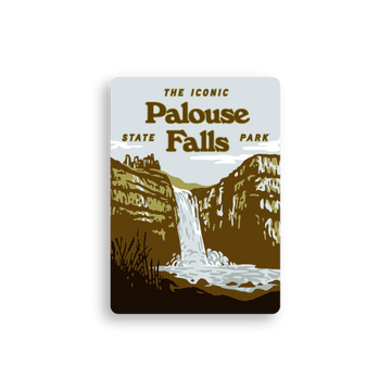 Palouse Falls Kestrel Country Sticker