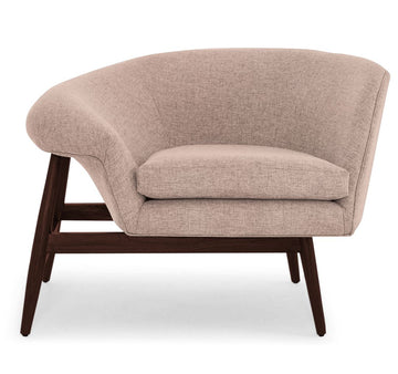 Blush Velvet Joybird Accent Chair
