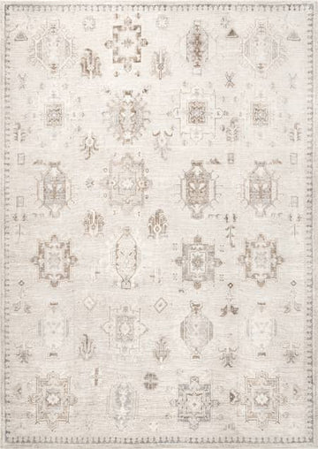 5x8 Beige Revel Washable Rug