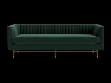Evergreen Velvet Joybird Sofa