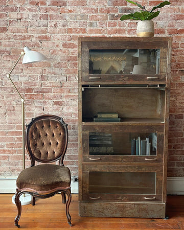 Vintage Metal Barrister Bookcase