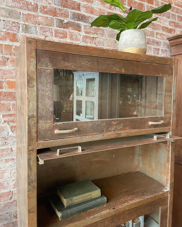 Vintage Metal Barrister Bookcase