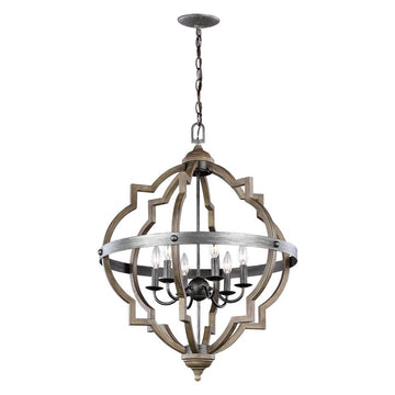 6-Light Visual Comfort Chandelier