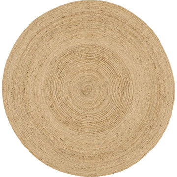 6' Round Nourison Jute Rug