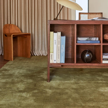 8x10 Verdant Green Arvin Olano Wool Rug
