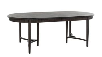 Cerused Black Transitional Dining Table