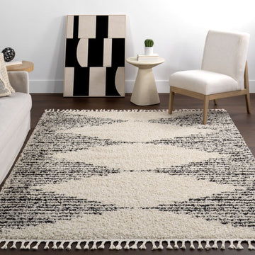 12x18 Beige nuLoom Shag Rug