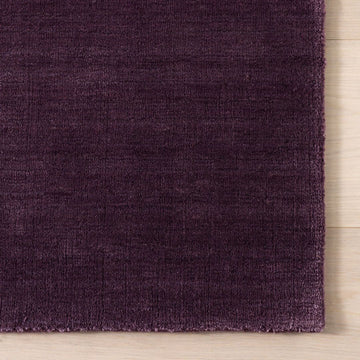 9x12 Eggplant Purple nuLoom Wool Rug