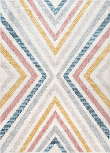 6'7 x 9' Pastel nuLoom Rug, 205