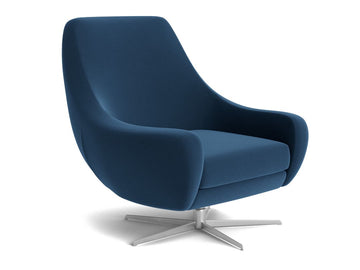 Cobalt Blue Joybird Swivel Chair