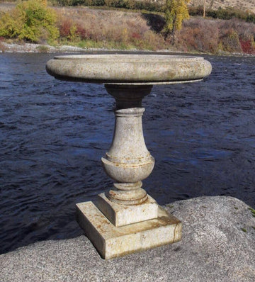 Edwardian Birdbath Greenman Stone Garden Statue