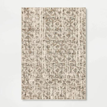 7x10 Tan/Grey Modern Rug