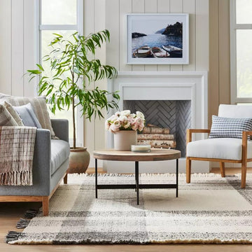 7x10 White/Grey Studio McGee x Target Outdoor Rug