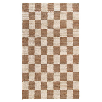 8x10 Check Anji Mountain Jute Rug