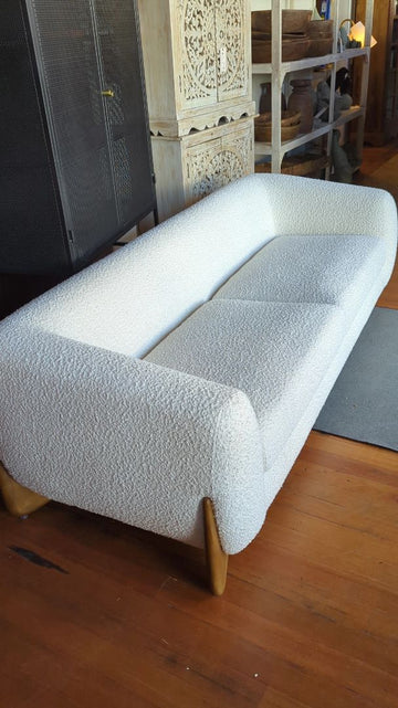 Ivory Sherpa Jennifer Taylor Home Sofa