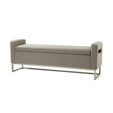 Grey Modern Storage Bench