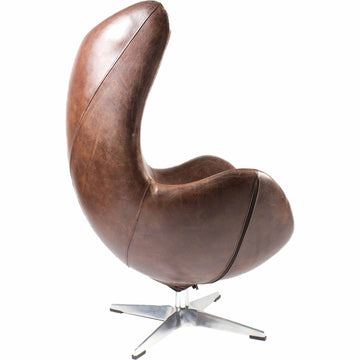 Brown Leather Moe's Home Armchair