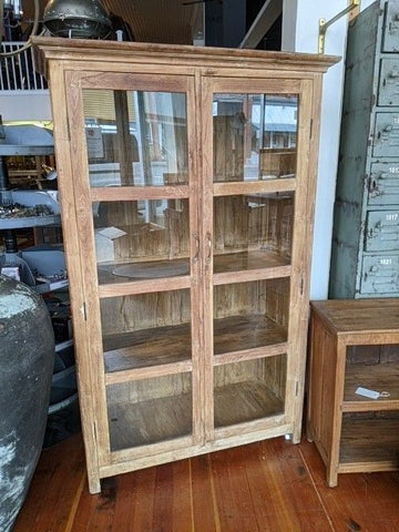 8-Pane Natural Reclaimed Wood Storage Cabinet