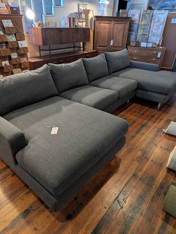 Grey 3-Piece Interior Define Sectional