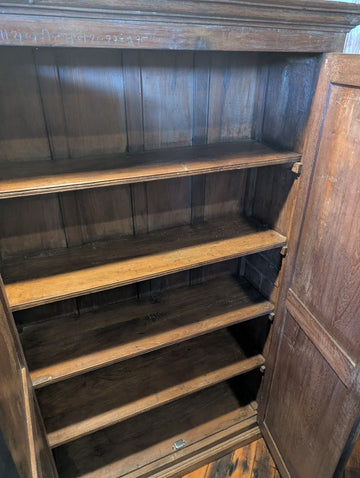 Wood 2-Door Farmhouse Cabinet
