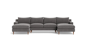Grey 3-Piece Interior Define Sectional