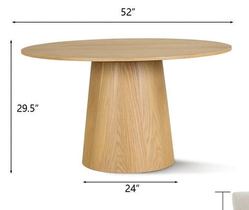Light Wood Modern Dining Table
