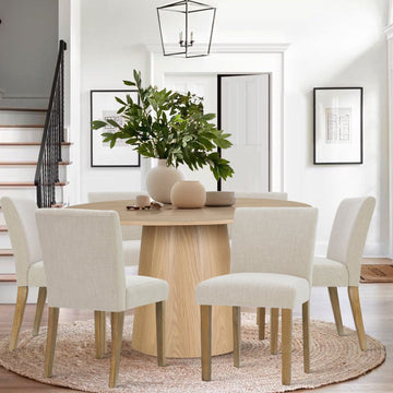 Light Wood Modern Dining Table