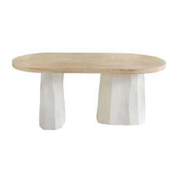 White/Magnesia Modern Dining Table