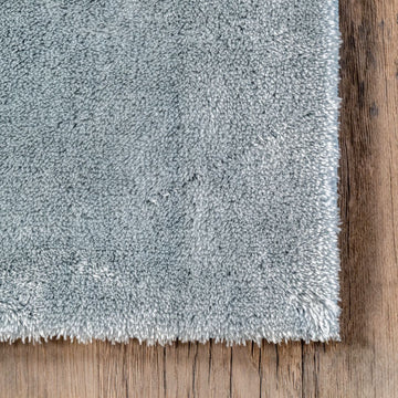 8x10 Ice Blue nuLoom Shag Rug