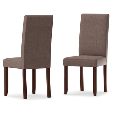 SET OF 4 Grey Modern Dining Chairs