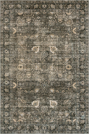 6x9 Grey/Green Lauren Liess Washable Rug, 309
