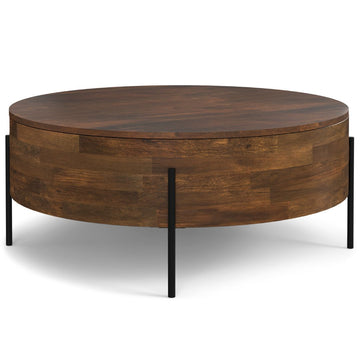Brown Industrial Coffee Table