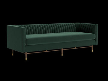 Evergreen Velvet Joybird Sofa