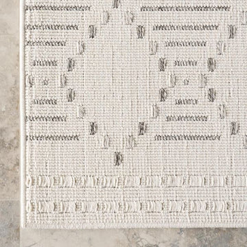 5x8 Cream nuLoom Rug