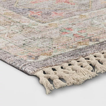 5x7 Lt Pink Multi Transitional Rug