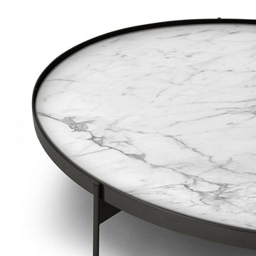 Marble & Metal Abaco Side Table