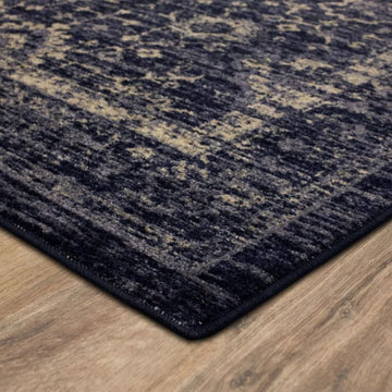 5x7 Blue Transitional Rug