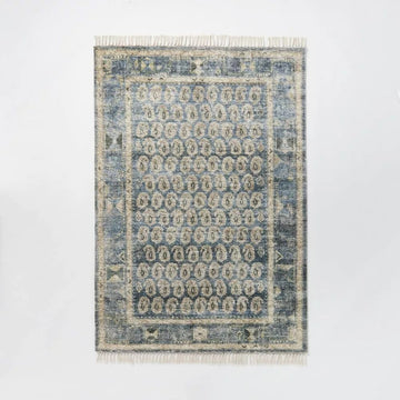 5x7 Blue Transitional Rug