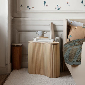 Rattan Ferm Living Side Table