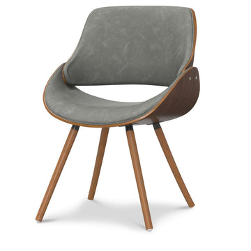 Grey Bentwood Modern Dining Chair