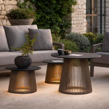 Weathered Teak Les Jardins Table Lamp
