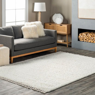 10x14 Ivory nuLoom Shag Rug