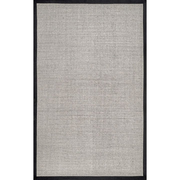 9x12 Black/Sisal nuLoom Rug