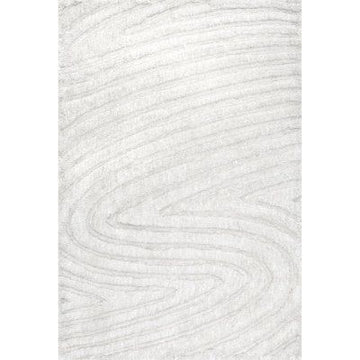 5x8 Ivory nuLoom Shag Rug