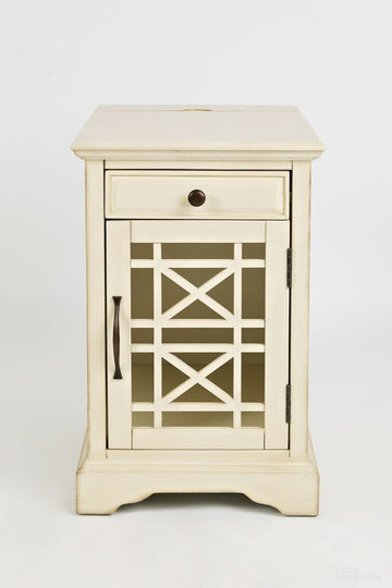 Cream Jofran End Table