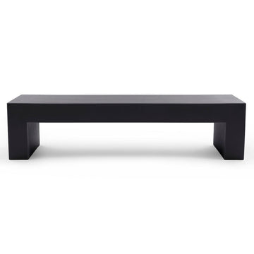 72" Dark Grey Heller Bench